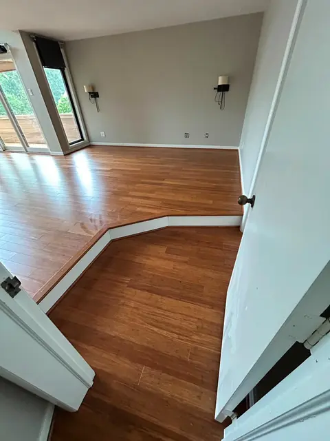 Refinished hardwood floor
